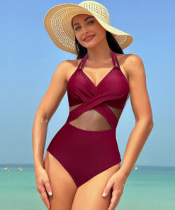 Halter Top Swimsuit One Piece