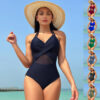 Halter Top Swimsuit One Piece