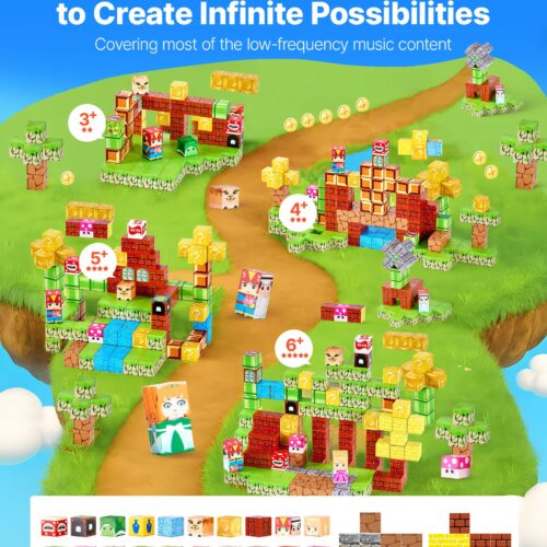 Magnetic Building Blocks (100 pcs) – Mexten