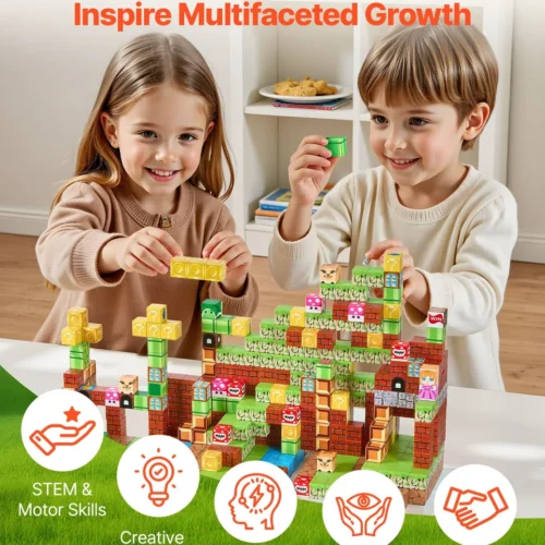 Magnetic Building Blocks (100 pcs) – Mexten