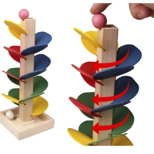 Wooden Marble Run Tree – Mexten