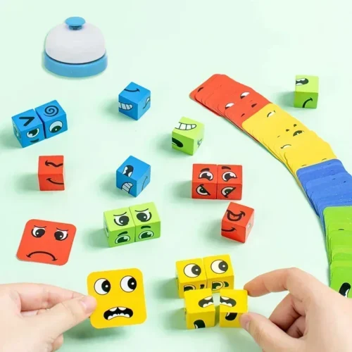 Emotions Face Building Cube – Mexten
