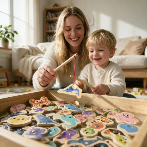 Magnetic Wooden Fishing Game – Mexten