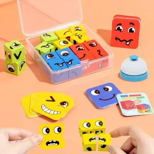Emotions Face Building Cube – Mexten