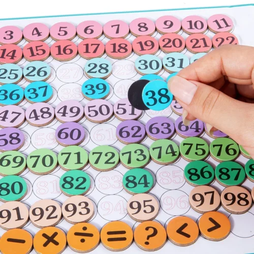 Magnetic Hundred Number Board – Mexten
