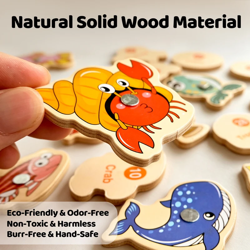 Magnetic Wooden Fishing Game – Mexten