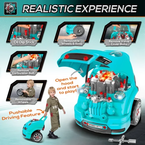 Mechanic Truck Engine Play Set – Mexten