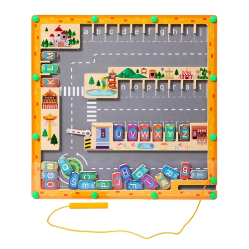 Magnetic Color & Number Maze – Mexten
