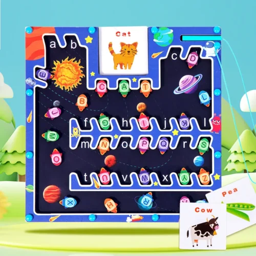 Magnetic Color & Number Maze – Mexten